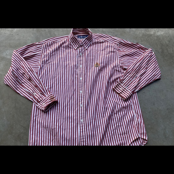 Polo by Ralph Lauren pin stripe red and white - Picture 4 of 5